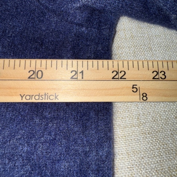 Christian Lacroix | Men's Cashmere 1/4 Zip Sweater in Navy Blue | Size XL - Picture 6 of 6